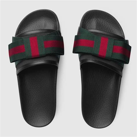 gucci neck bow mens|Gucci slides with bow.